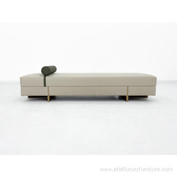 Modern style light luxury bench